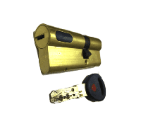 Картинка Цилиндровый механизм Mauer New Wave 4 ключ-ключ-L=77мм/31-46/,цвет латунь, 5 ключей в Салехарде Цилиндровый механизм Mauer New Wave 4 ключ-ключ-L=77мм/31-46/,цвет латунь, 5 ключей в Салехарде